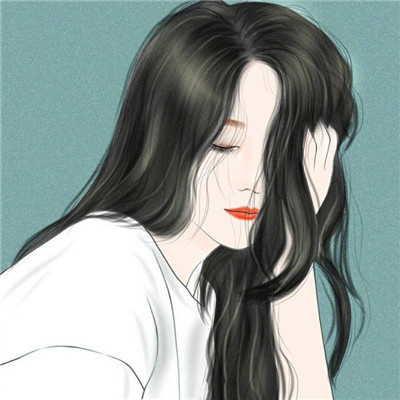 二次元麻花辫女生头像图片