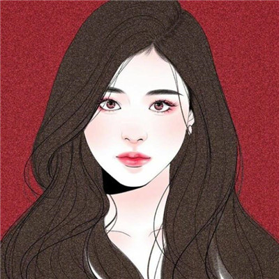 二次元麻花辫女生头像图片