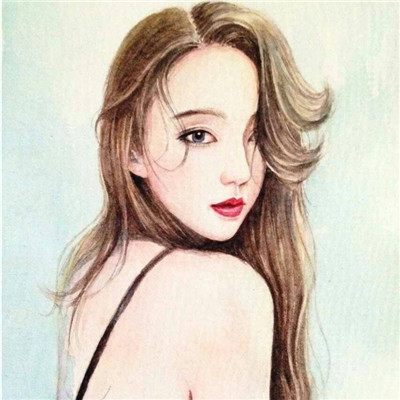 二次元麻花辫女生头像图片