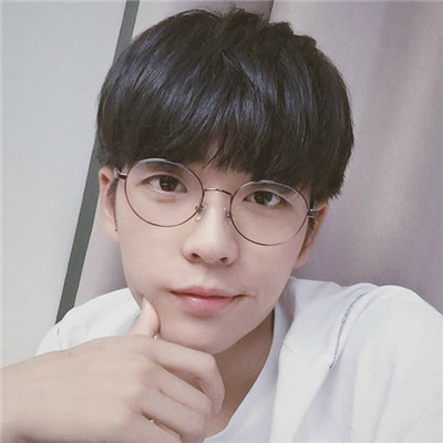 快手头像潮男戴眼镜文艺范可爱萌猫图片高清卡通头像男生头像图片