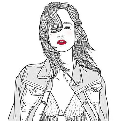 冷血漫画头像女生头像图片