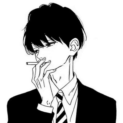 微信头像男沧桑抽烟动漫2018最新男生个人头像扎心动漫版图片