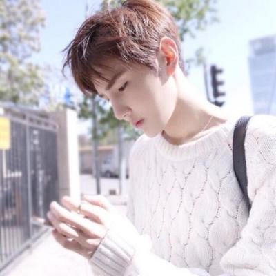 唯美男生头像夕阳图片