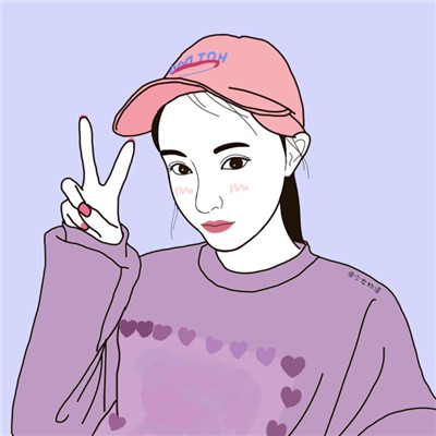 qq女生闺密头像背影图片
