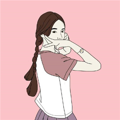 qq女生闺密头像背影图片