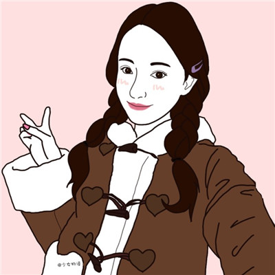 qq女生闺密头像背影图片