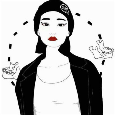 下载女生头像带字图片图片
