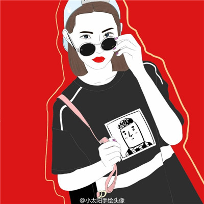 下载女生头像带字图片图片