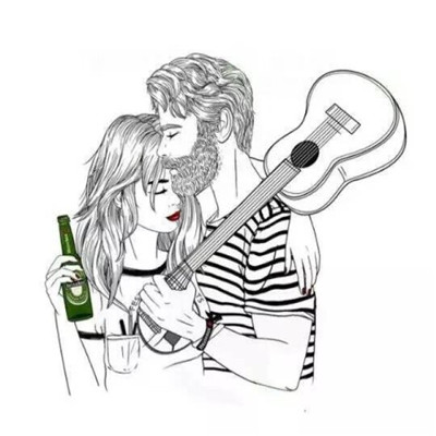 颓废qq头像女生头像图片