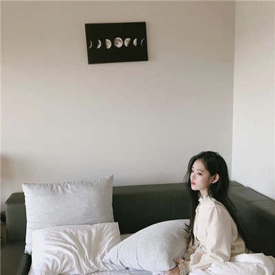 小清新背带裤女生头像图片