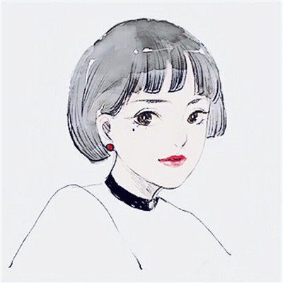 qq女生头像拿着手机图片