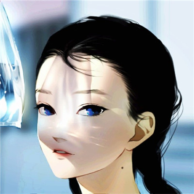 qq女生头像拿着手机图片