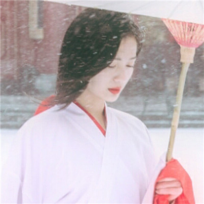 qq头像女生侧影阳光图片