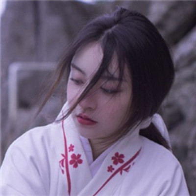 qq头像女生侧影阳光图片