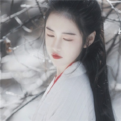 qq头像女生侧影阳光图片