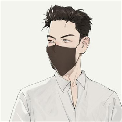快手头像情侣头像男生手拿花挡脸图片