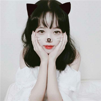 气质素描短发女生头像图片