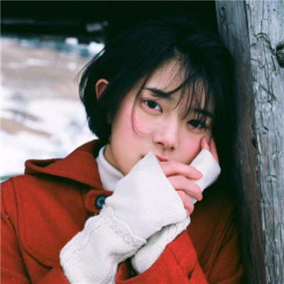 qq头像女生带字我等你图片