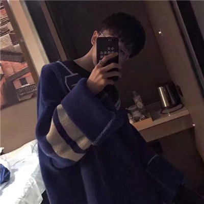 忧郁系帅哥男生古风头像带雨伞图片