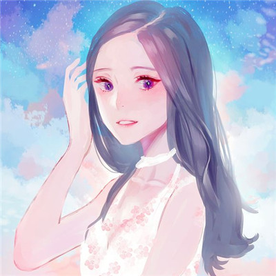 qq头像女生背影晚上图片