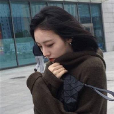 女生短发图片头像背影图片