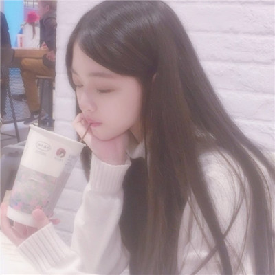 气质女生侧脸背影头像