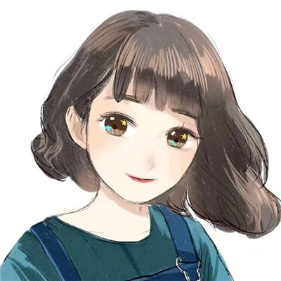 动漫女生头像闺蜜黑白图片