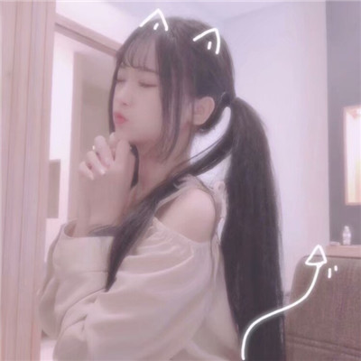 女生头像唯美侧脸短发图片