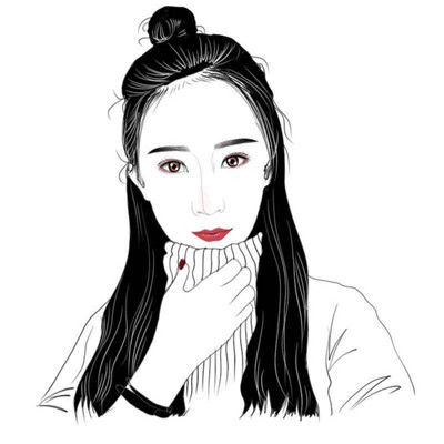 女生戴帽子的qq头像