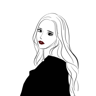 女生戴帽子的qq头像图片