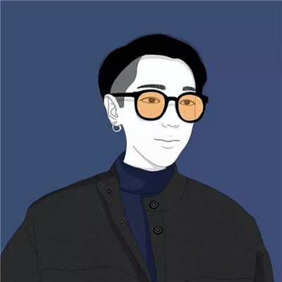手绘帅气励志四个字的网名霸气男生头像图片