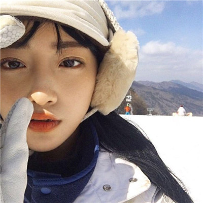 手绘女生头像彩色大全图片