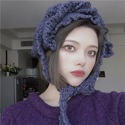 手绘女生头像彩色大全图片