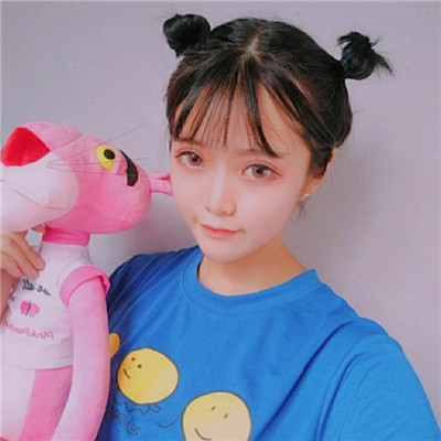 手绘女生头像彩色大全图片