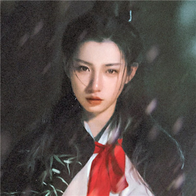 白色衬衫头像女生头像图片