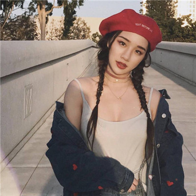 女生qq头像穿牛仔衣图片