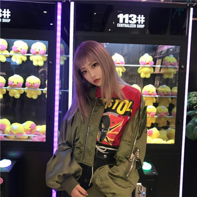 女生qq头像穿牛仔衣图片
