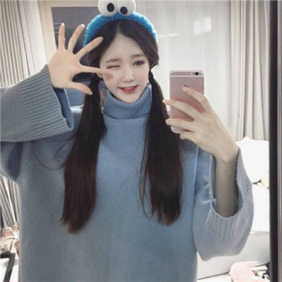 qq头像女生染发白色图片