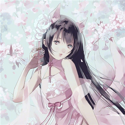 戴着耳机伤感女生头像图片