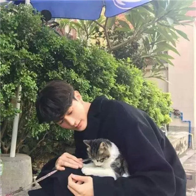快手头像男生qq帅气头像漫画白发图片