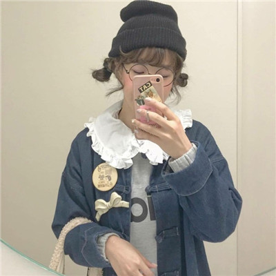 带帽子的qq女生头像图片