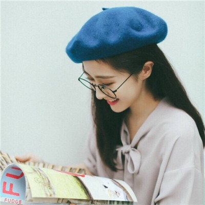 女生头像森系手绘简约图片