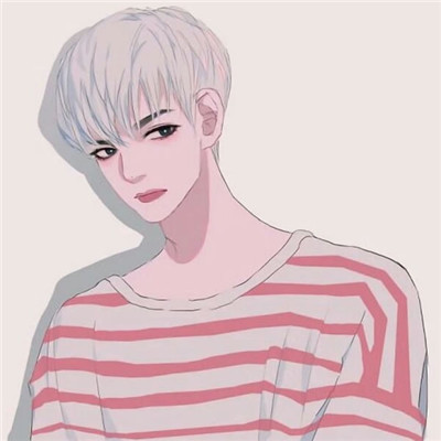 2018最火微信头像卡通男男生头像黑色图片