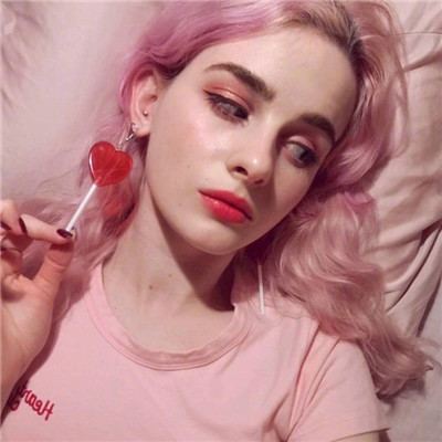 女生素描头像照片素材图片