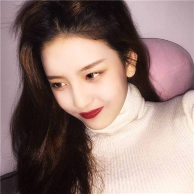 qq头像挡脸女生头像图片