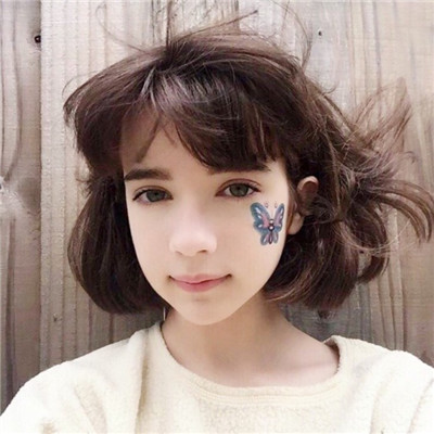 简约头像女生手绘可爱图片