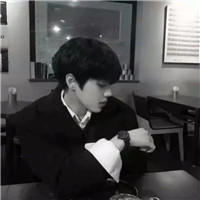 酷酷黑白帅气男生头像
