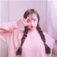 可爱女生剪刀手头像