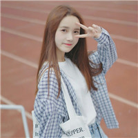 可爱女生剪刀手头像