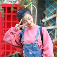 可爱女生剪刀手头像